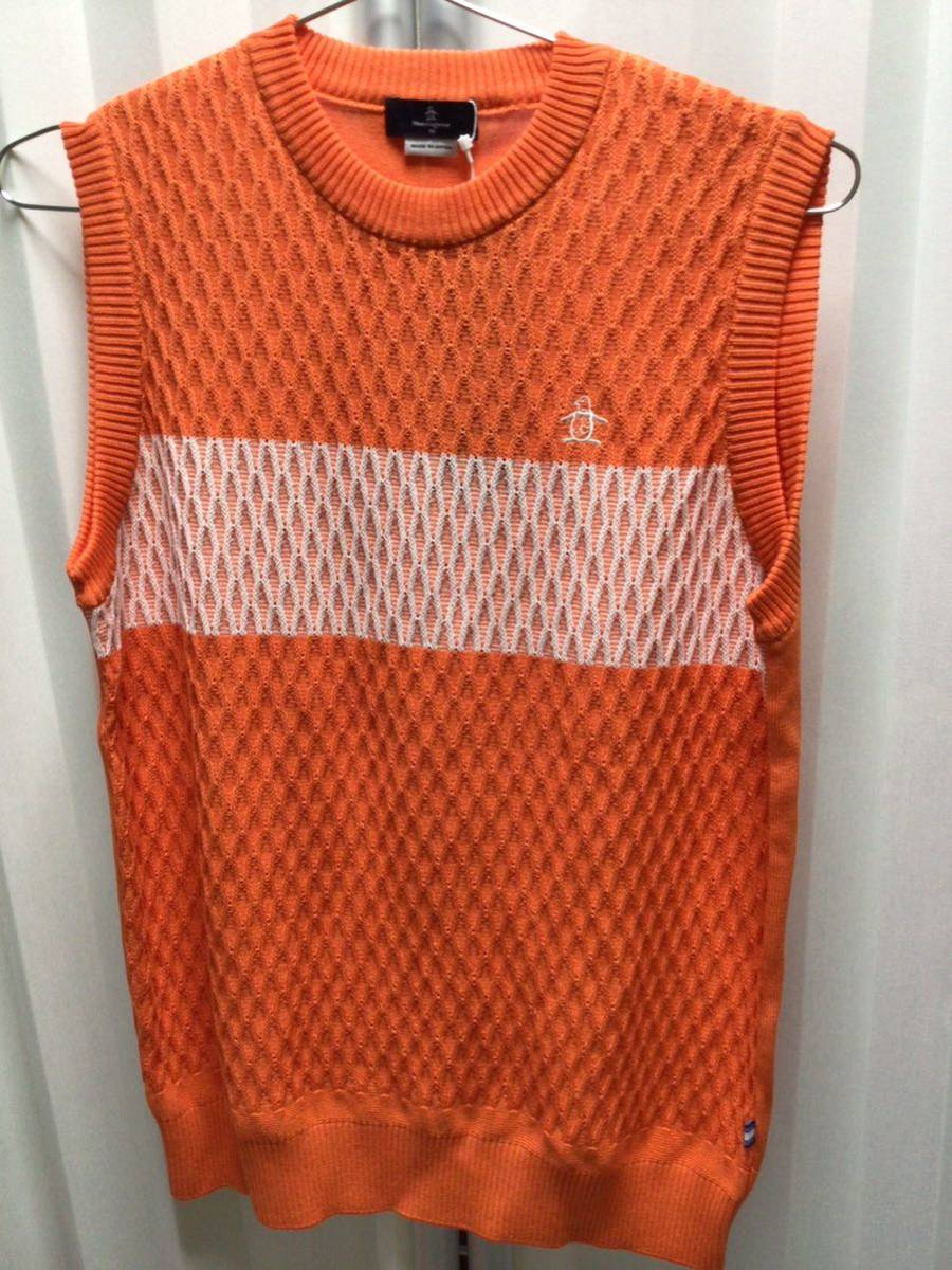 定価18000円 マンシングウェア MANSINGWEAR BOARDING PASS オレンジベスト PREMIUM FUNCTION M JWMK503 デサント製 日本製拍卖