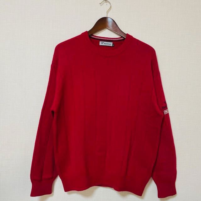 カシミヤ セーター メンズ ツアーステージ ニット L★5033 ゴルフウエア TOUR STAGE拍卖