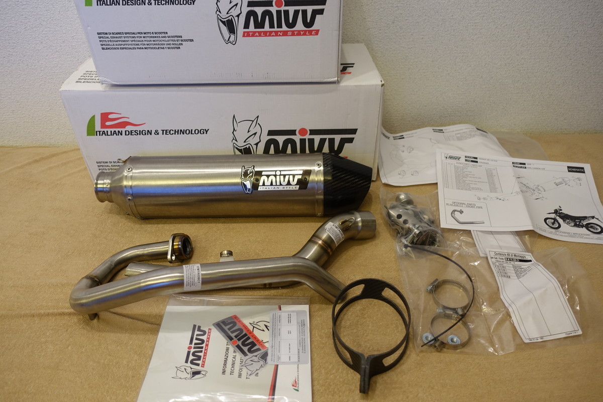 希少★MIVV WR125R / WR125X (09-16) ステンレス フルエキゾーストマフラー 定価91,882円 M.YA.026.LXC M.YA.026.C1 ミヴ拍卖