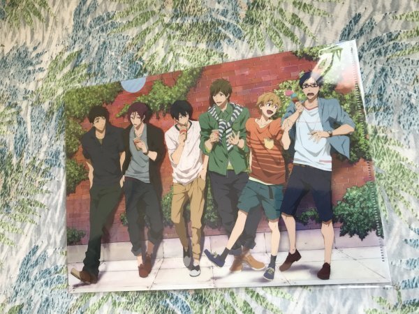 d115クリアファイル Free!-Eternal Summer-×京アニ マルイ  遙 真琴 渚 怜 凛 宗介拍卖