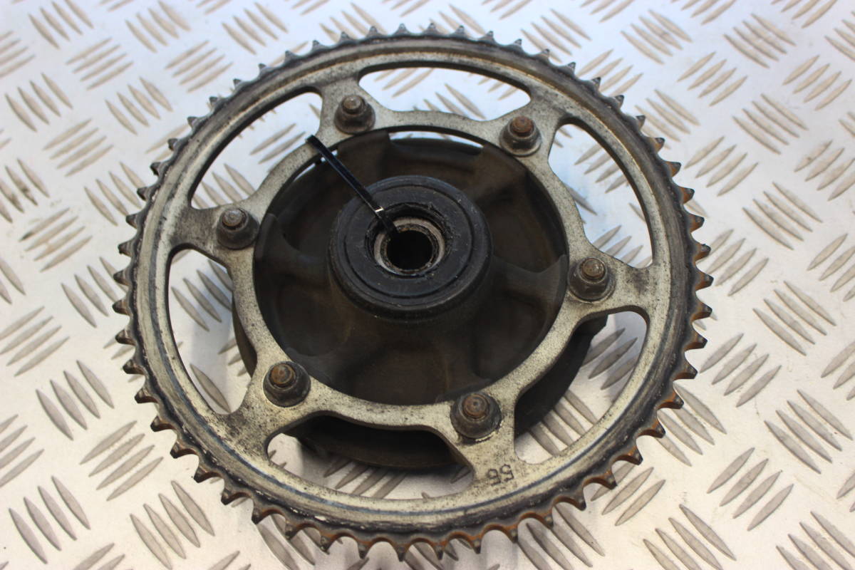 そ FZR400R ’89? 1WG リアホイールハブ☆2TK スプロケット拍卖