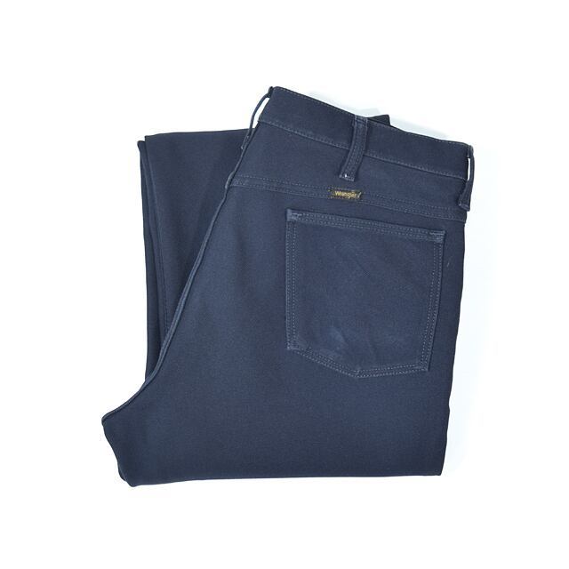 【送料無料】 ラングラー 82NV ランチャー メキシコ製 ランチャー ブーツカット スラックス W36 L30 紺 Wrangler スタプレ 古着 @EZ0623拍卖