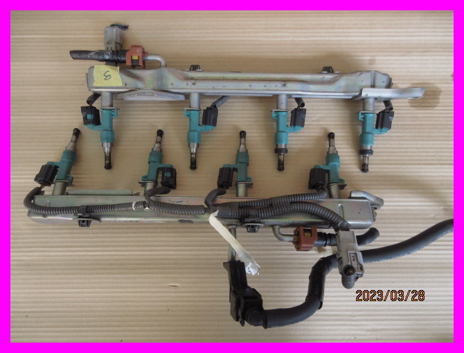 ★レクサス LS600h インジェクター 8本 1台分 23250-38050 デリバリーパイプ GS460 USF40 エンジン部品 1UR 2UR 補機類 3★0331拍卖