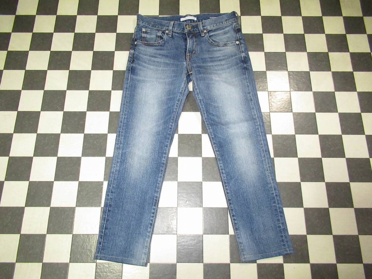 ★RED CARD TOKYO/レッドカード★良品 22 Anniversary 25th ストレッチアンクルテーパードデニムパンツ拍卖