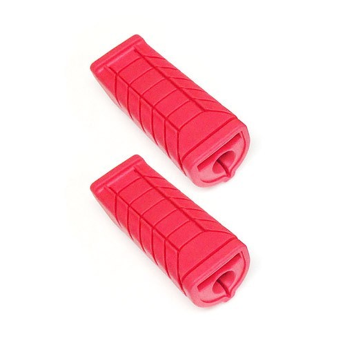 キジマ KIJIMA スーパーカブ50 / スーパーカブ110用 ステップラバー レッド 左右SET 213-1895拍卖