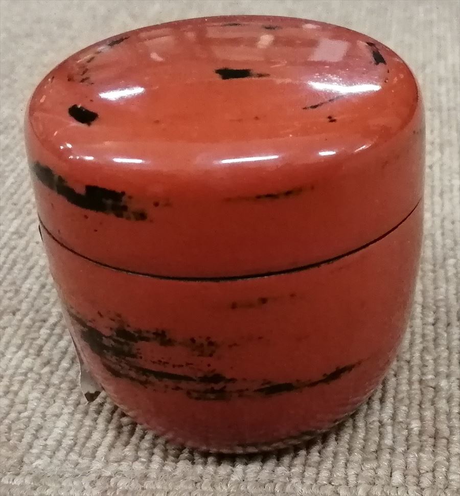 根来塗 茶入 棗 遠州好 茶道 千家遠州流石州流宗和流不昧流拍卖