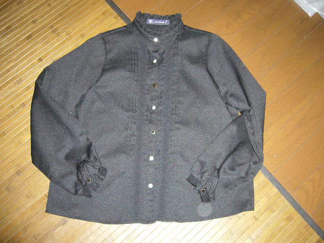 172-67:AsKNOWAs アズノウアズ フォーマル ブラウス シャツ 長袖 size.F 色.黒 拍卖