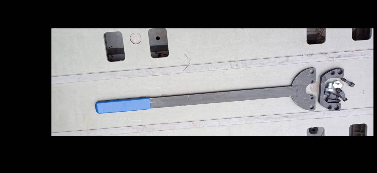 ゴルフ5/ゴルフ6/ゴルフ7/アウディA3他/クランクプーリー保持ツール/T10475;T3415/社外SST工具/未使用拍卖