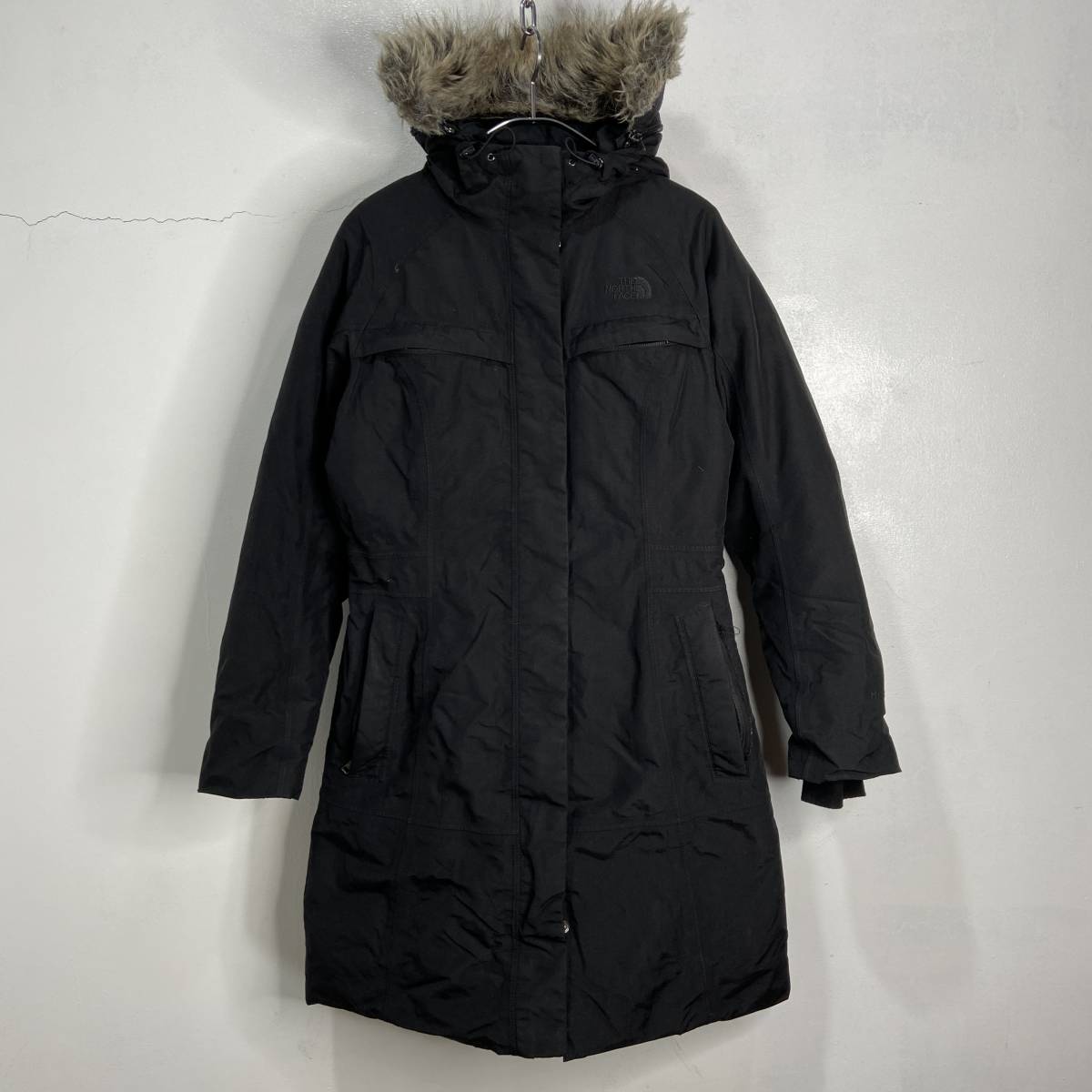 ☆送料無料☆難あり☆THE NORTH FACE☆ノースフェイス☆ダウンパーカーコート☆レディースS☆ハイベント☆防寒性◎☆黒☆C23拍卖
