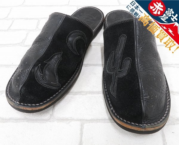2S6943/未使用品 foot the coacher WESTERN SANDALS フットザコーチャー ウエスタンサンダル シューズ 7拍卖