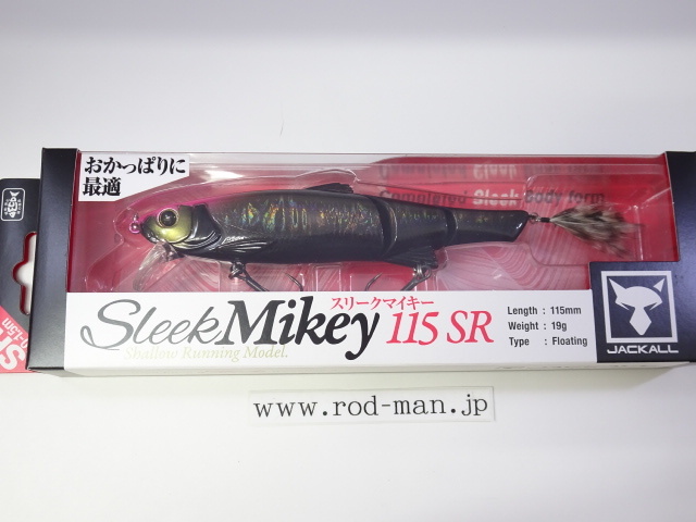 ジャッカル★JACKALL★スリークマイキー115SR★#PHオーロラブラック拍卖