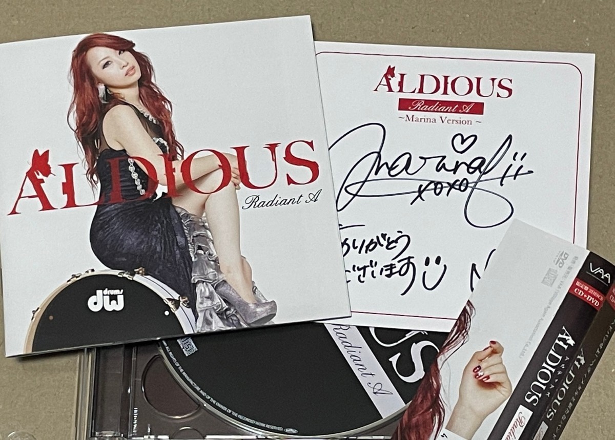 送料込 Aldious - Radiant A 限定盤 CD+DVD サイン入り / ALDI007拍卖