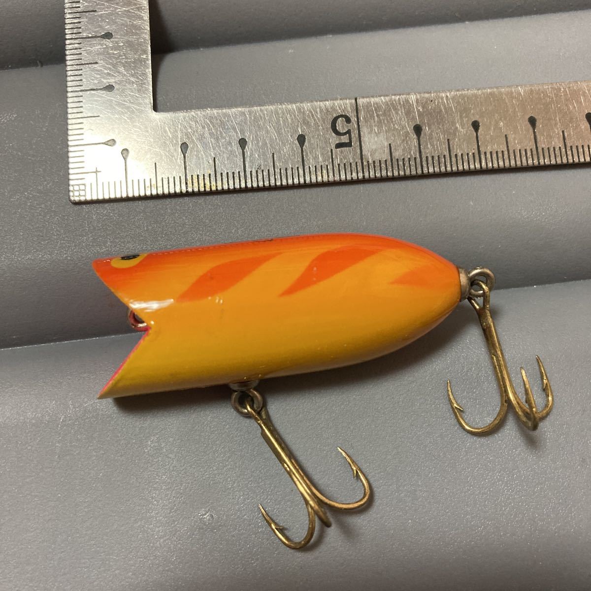 オールド ウッディーベル ブロンズバッカー 6cm オレンジ系 美品 ウッディベル拍卖
