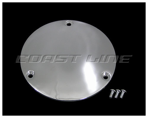 N001676ドームダービーカバー/クローム/3穴/70-99ビッグツイン用拍卖