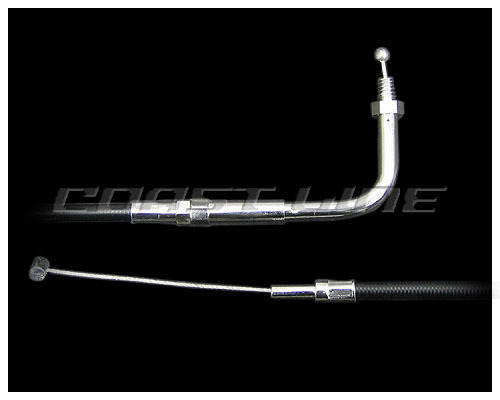 N000158 33in シングルスロットルケーブル 90° ブラック BT・XL用拍卖