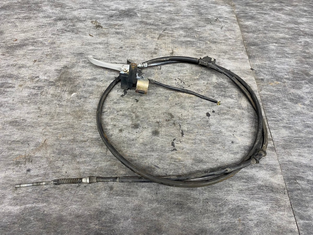 ホンダ DIO AF35 AF34 リアブレーキ レバー ワイヤー セット 固着なし センサー付き 2st HONDA 純正 部品 パーツ拍卖