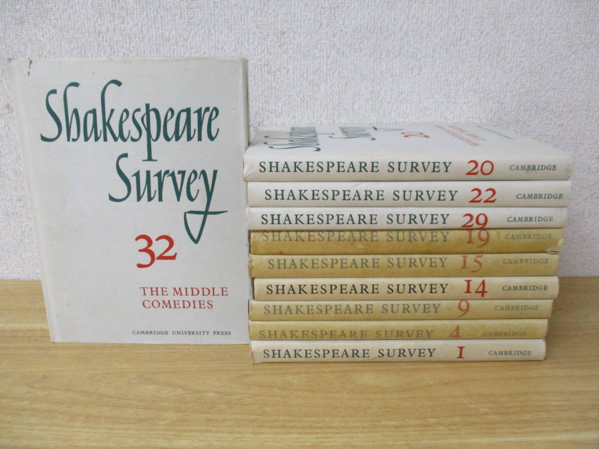 z5-2〔シェイクスピア洋書〕不揃いまとめ10冊セット ケンブリッジ大学 サーベイ モリエール エッセイ コメディ 喜劇拍卖