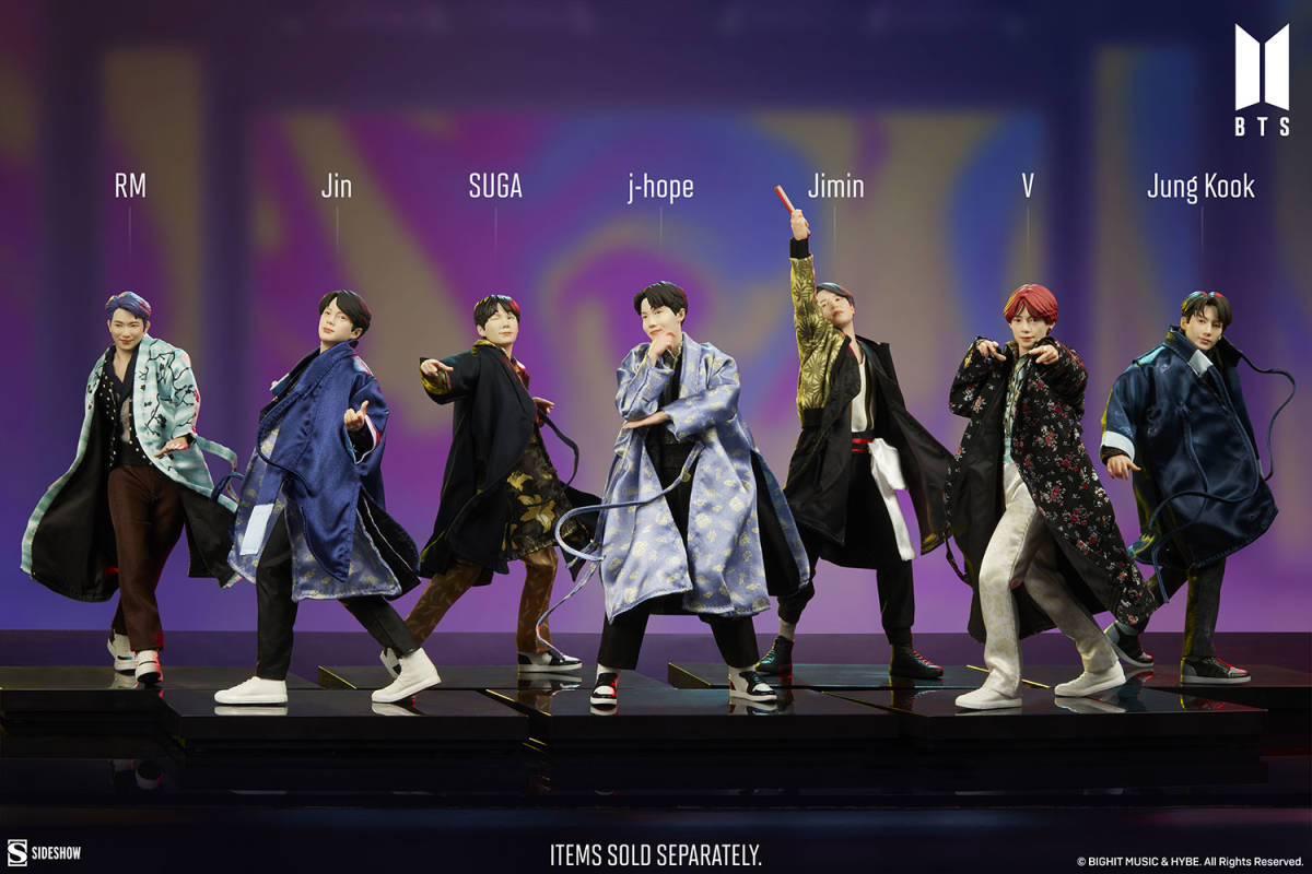 Sideshow(サイドショウ)Collectibles BTS Statue コンプリートセット & DNA Art Print(限定50個 キャンバス アート プリント)拍卖
