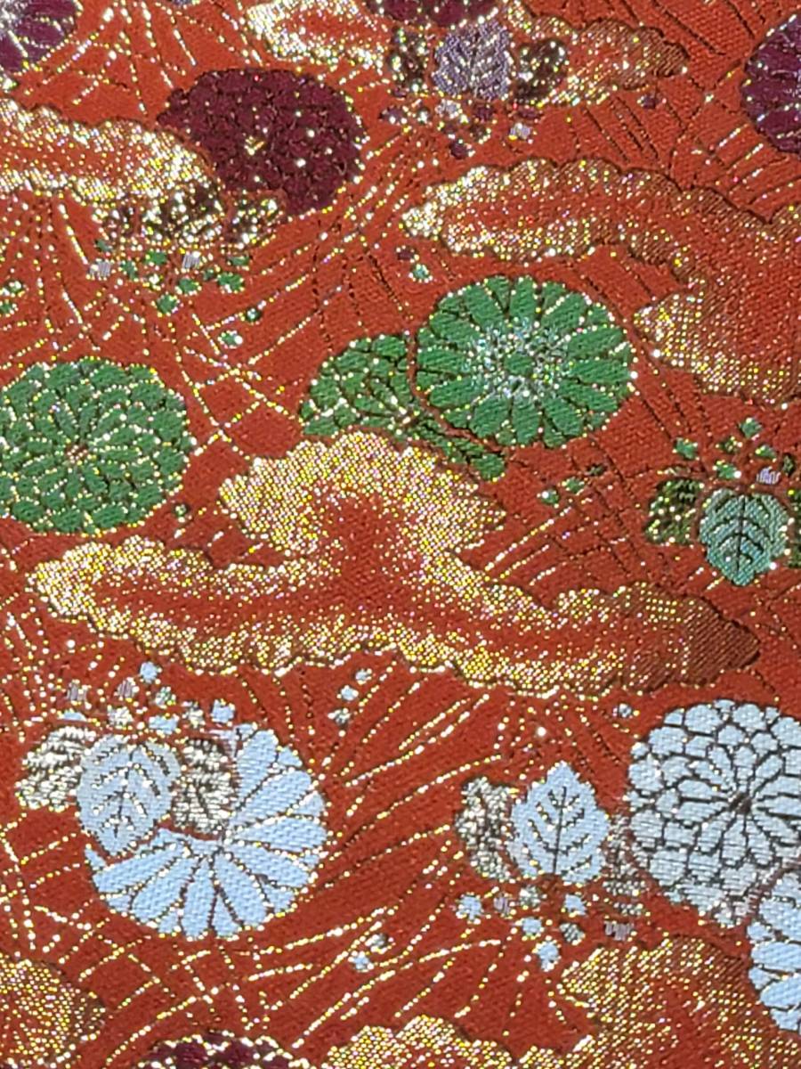 即決800円☆新品☆人形,装束 ☆金襴☆きんらん☆はぎれ☆リメイク手芸材料に☆33㎝×50㎝⑤拍卖