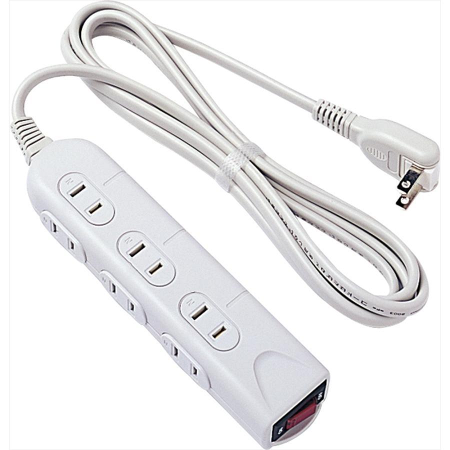 ナカバヤシ OAタップ 2mシャッター付 2P6個口 ライトグレー TAP-N031-20拍卖