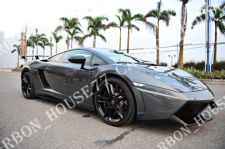 ★LAMBORGHINI ガヤルド LP550 LP560 LP570 カーボン サイド ボトムライン 2010-2014《左右ワンセット》☆拍卖