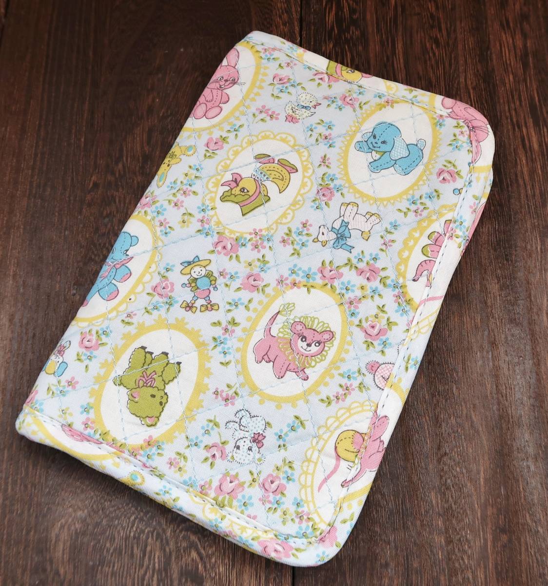 toconuts かわいいアニマル 母子手帳ケース パスポートケース カーリーコレクション ブルー拍卖