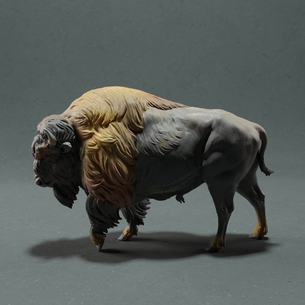 Animal Den Anml-221005 American Bison 3Dプリント ミニチュア D&D TRPG アニマルフィギュア拍卖