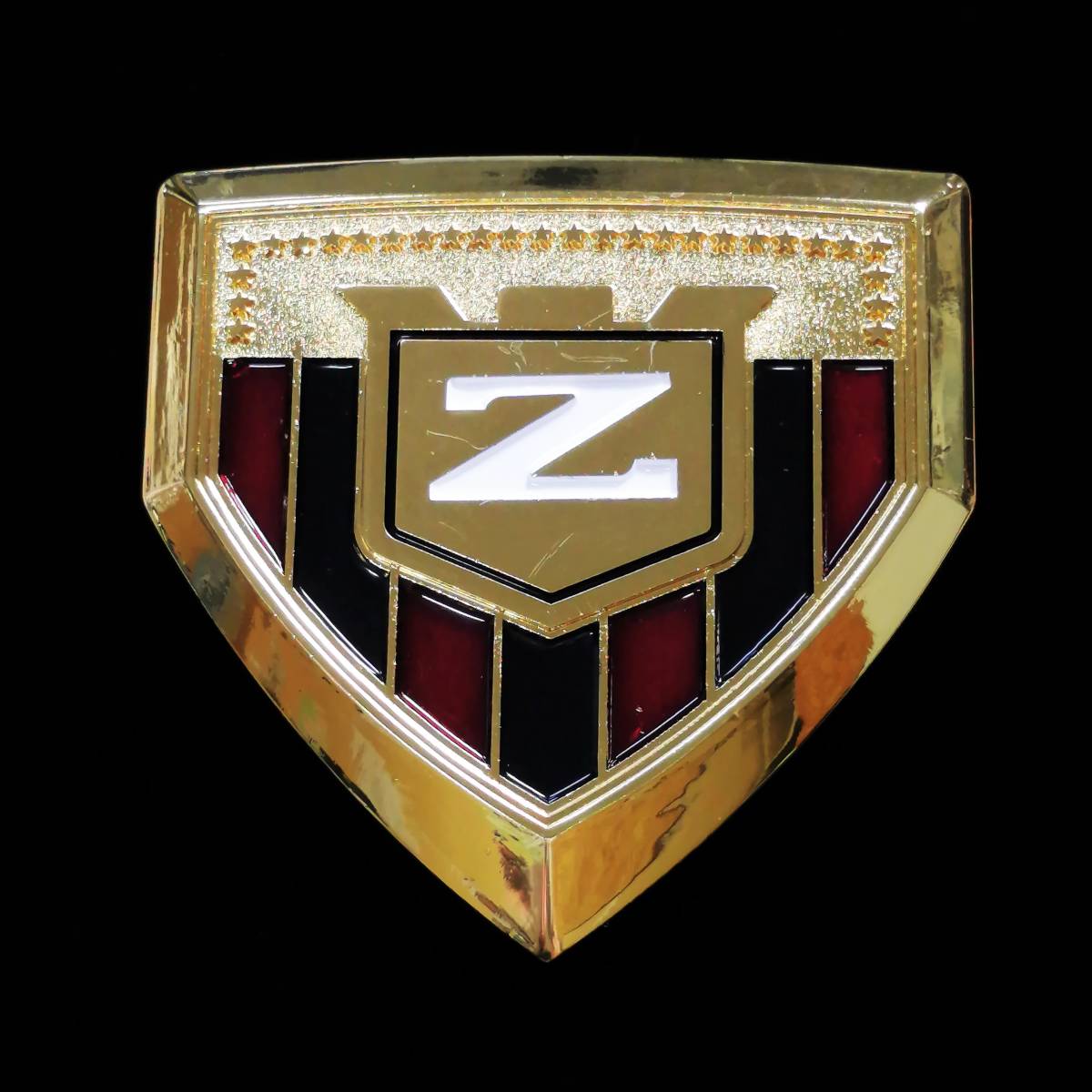 未使用 希少 NISSAN フェアレディZ エンブレム フロント ボンネット S130Z 280ZX Z33 Z31 日産 ゴールド系 コレクション拍卖
