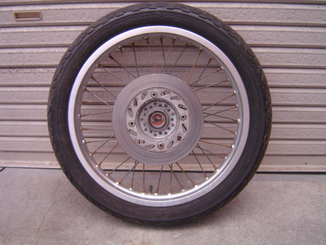 〇ホンダ GB250(MC10)純正 フロントホイール(ブレーキディスク付属)拍卖