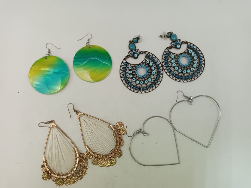 0420-09 中古★インパクトのある アジアンデザイン ファッション ピアス おまとめ拍卖