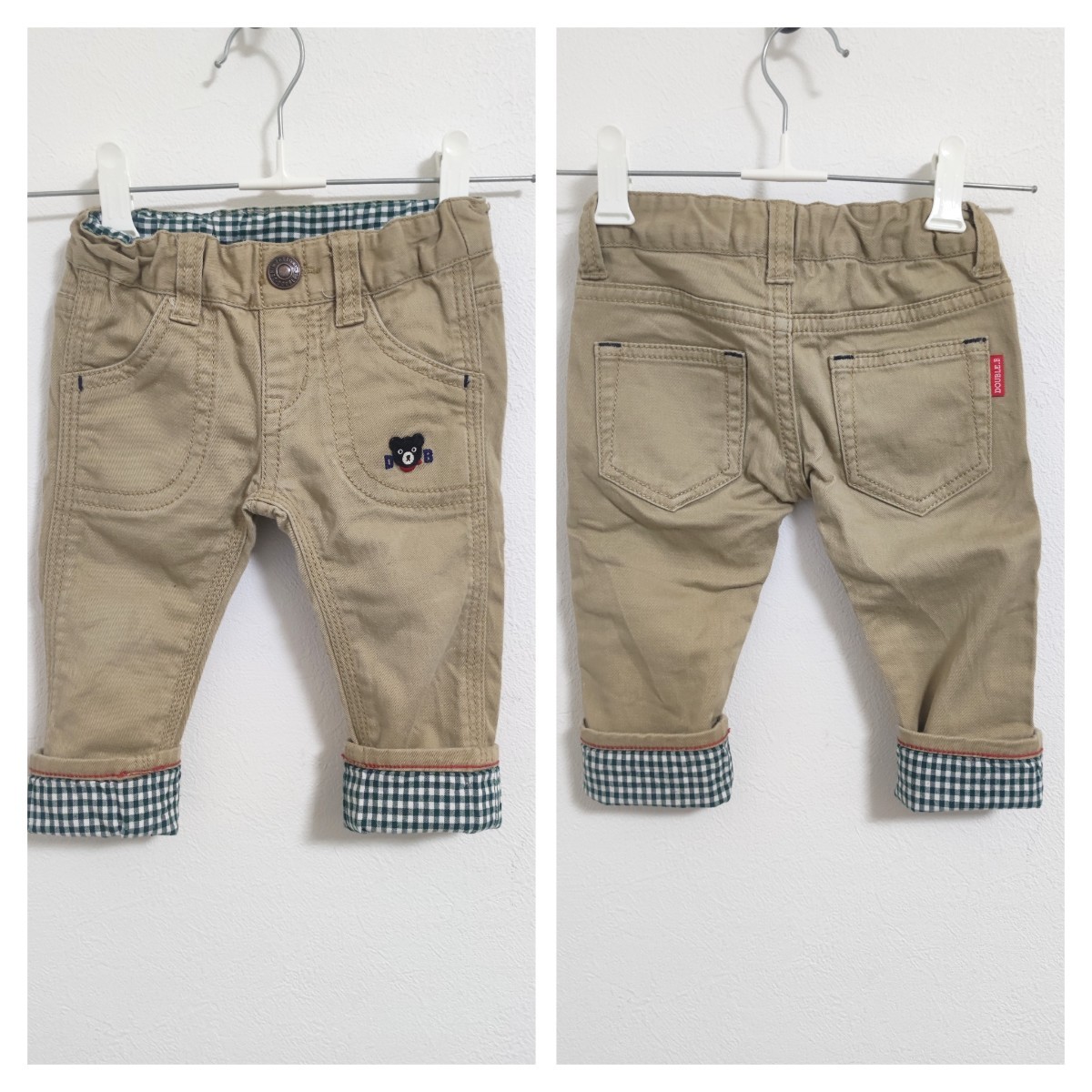 〈80〉ダブルビー 長ズボン パンツ スキニー ストレッチ yut80拍卖