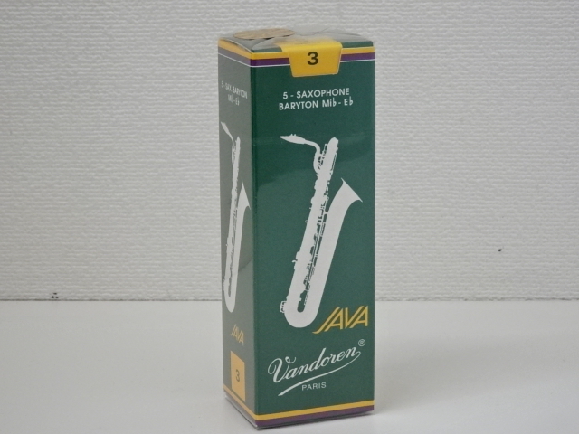 バリトンサックスリード バンドレン ジャバ JAVA 硬度:3【レターパックプラス】【日時指定非対応】拍卖