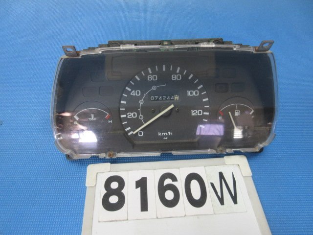 $ 8160W1 アクティ トラック 後期 HA1 HA2 HA3 HA4 純正 スピードメーター 74244キロ S拍卖