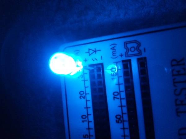 5mm LED 青10000mcd 300発&12V用抵抗拍卖