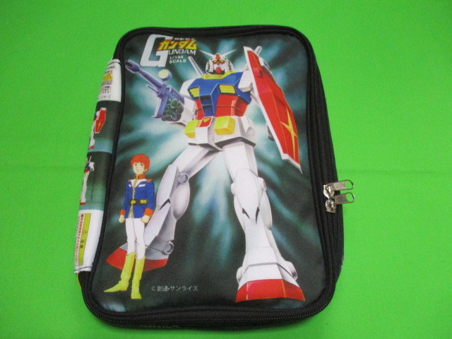 即決価格 ガンダム ポーチ プラモデル パッケージ リアル 転写 柄 総柄 ガジェット ケーブル 収納 バッグ 旅行 小物入れ拍卖