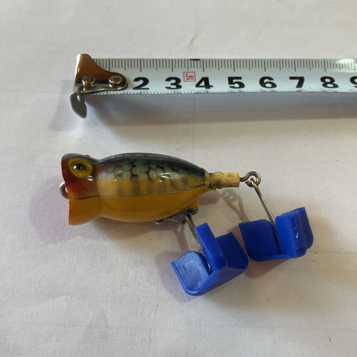 HULA POPPER スカートなしオールドルアー ビンテージ 美品 未使用 36から43年程前に購入拍卖