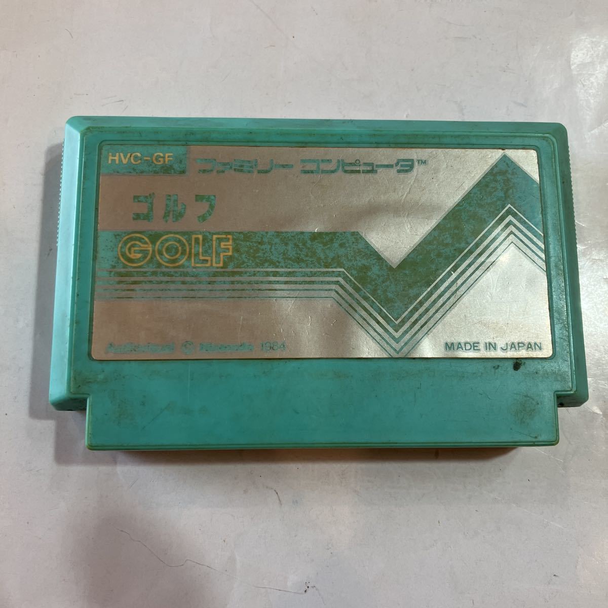 ファミリーコンピュータ ゲームソフト ゴルフ  美品 動作未確認拍卖