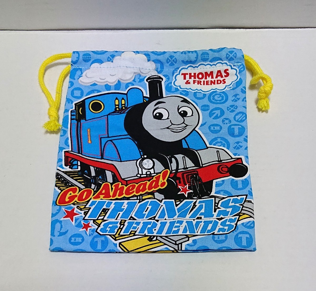 ☆未使用☆THOMAS&FRIENDS トーマス&ブレンズ きかんしゃトーマス 巾着袋 小物入れ拍卖