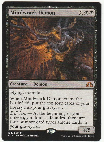 SOI 精神壊しの悪魔/Mindwrack Demon 英語1枚拍卖