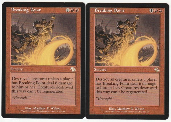 JUD 限界点/Breaking Point 英語2枚セット拍卖