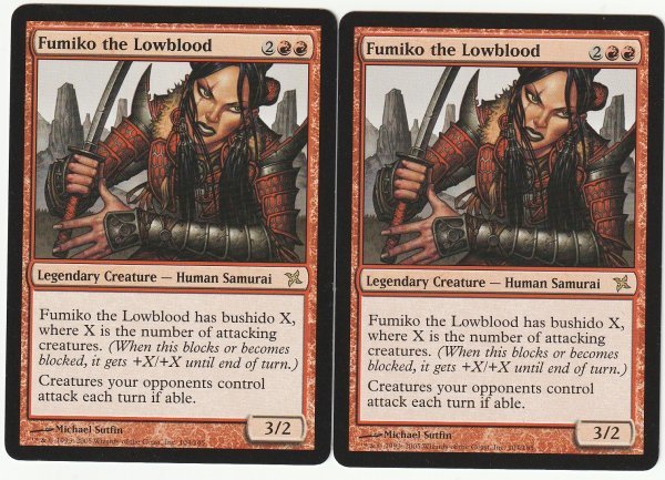 BOK 卑血の芙巳子/Fumiko the Lowblood 英語2枚セット拍卖