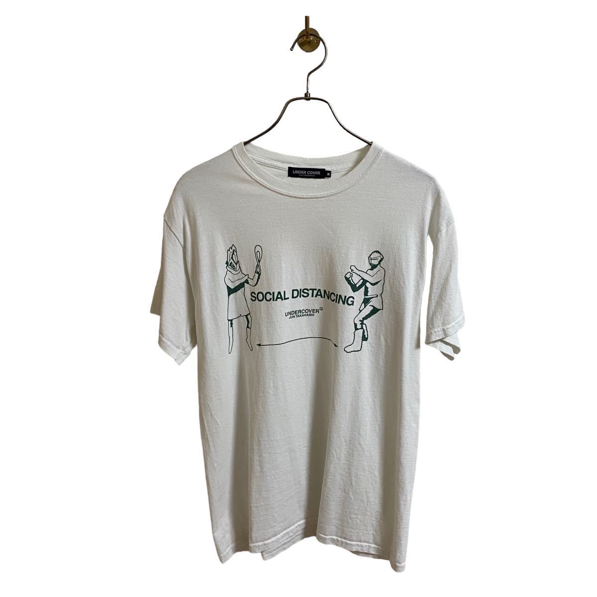【アンダーカバー UNDERCOVER 限定 MAD STORE SOCIAL DISTANCING Tシャツ メンズM 白 ホワイト artscabut期 685 jonio UNDERCOVERISM】拍卖