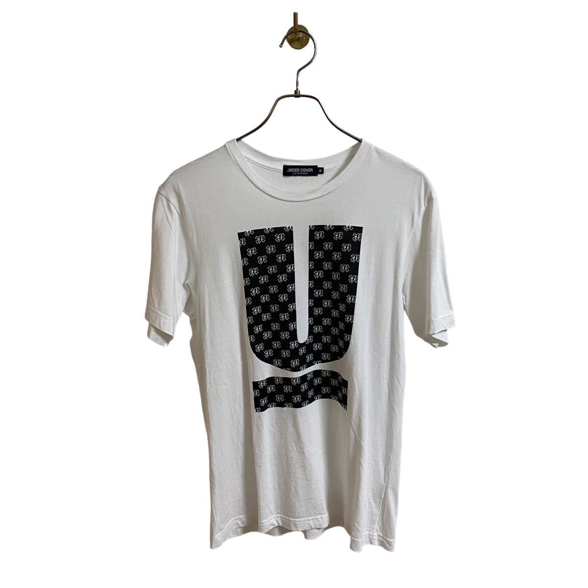 【UNDERCOVER 12aw psycho color クロスボーン U ロゴ Tシャツ UNDERCOVERISM 稲妻 サンダーボルト メンズM アンダーカバー 白 ホワイト】拍卖