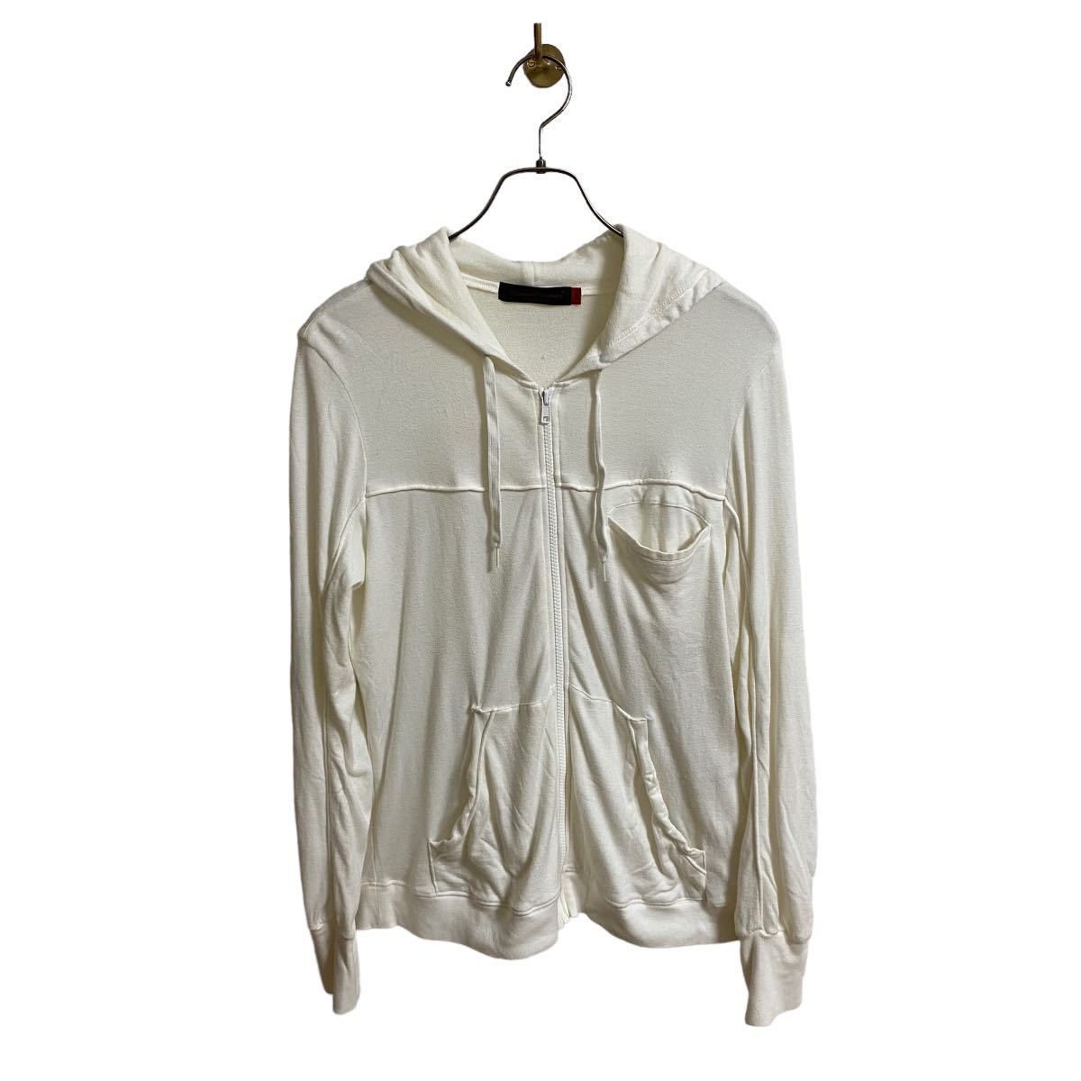 【アンダーカバー UNDERCOVERISM 2007ss purple期 ジップ スウェット パーカー 白 メンズ2 artscabut期 5685 jonio パープル期】拍卖
