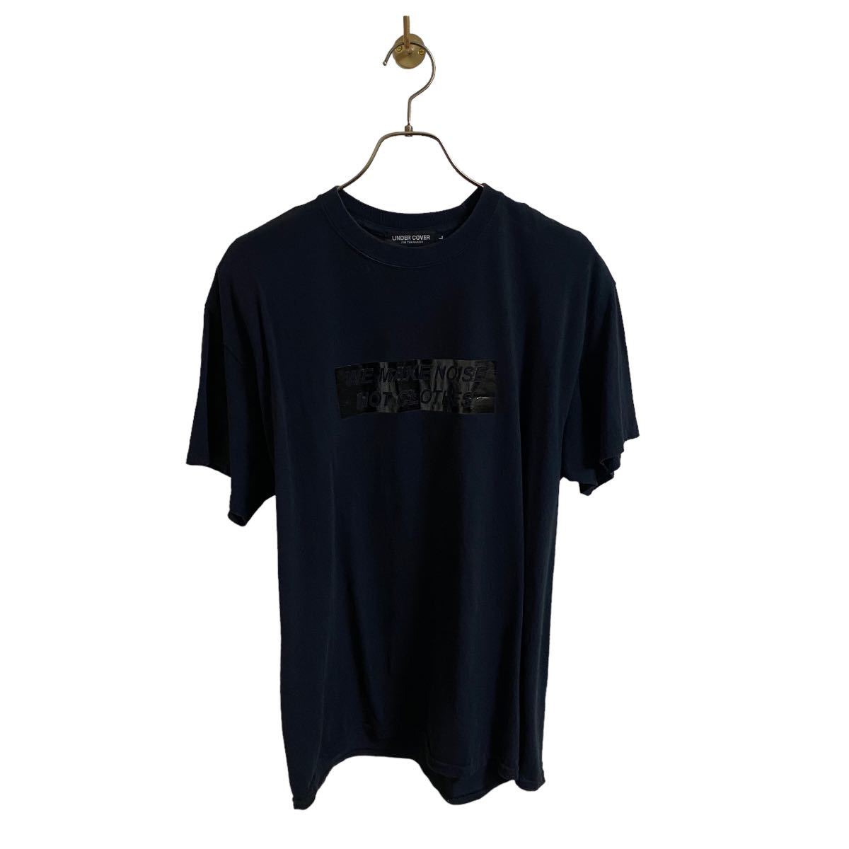 【アンダーカバー UNDERCOVERISM スポット限定 we make noise not clothes Tシャツ 黒×黒 メンズ Lサイズ artscabut期 5685】拍卖