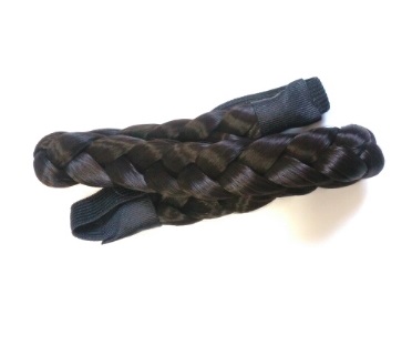 三編みヘアゴム 黒色 新品未使用 ヘアアクセサリー拍卖