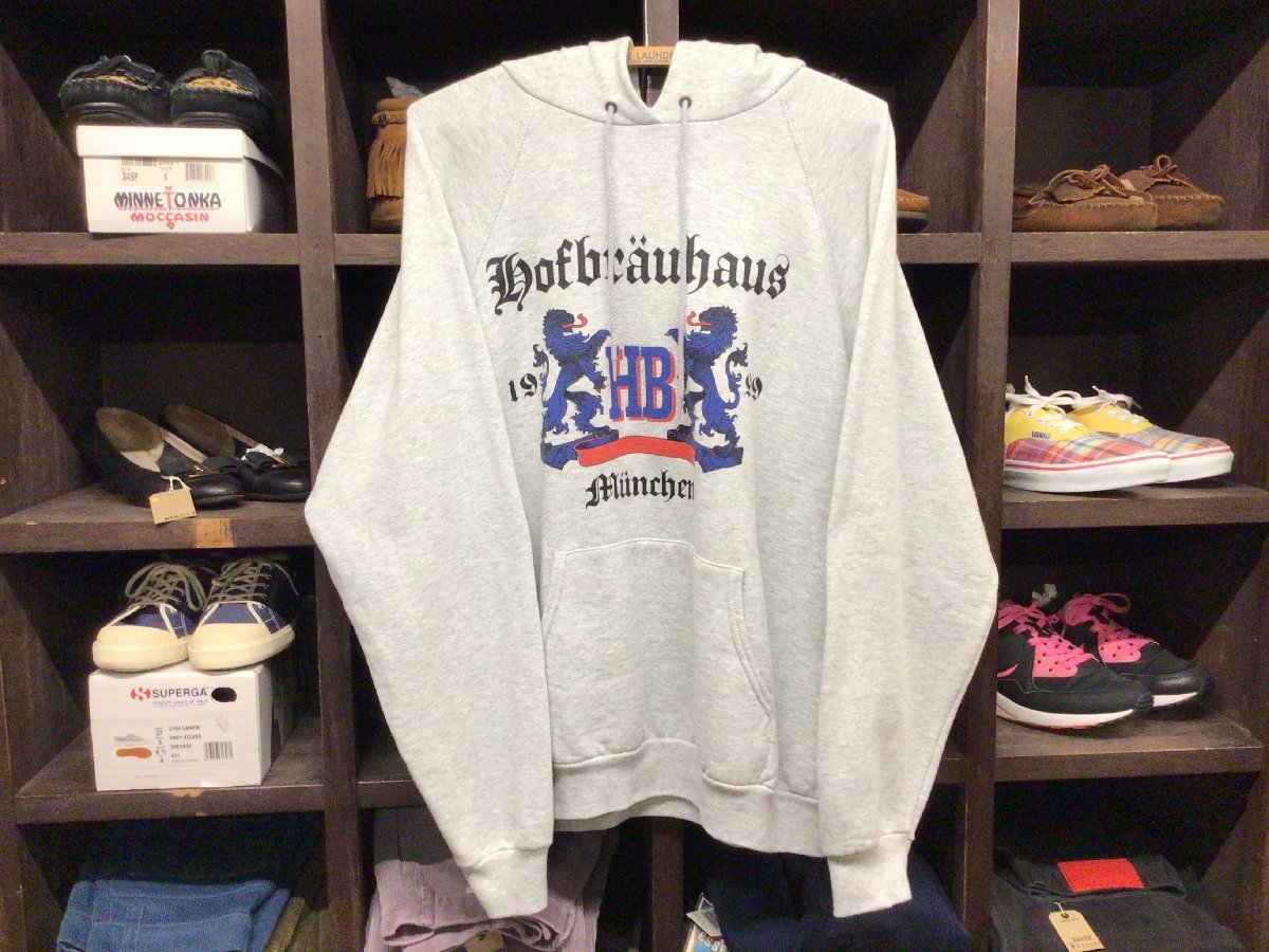 90‘S MADE IN IRELAND HOFBRAUHAUS PARKA SIZE L アイルランド製 ホフブロイハウス パーカー ビール ビアホール拍卖