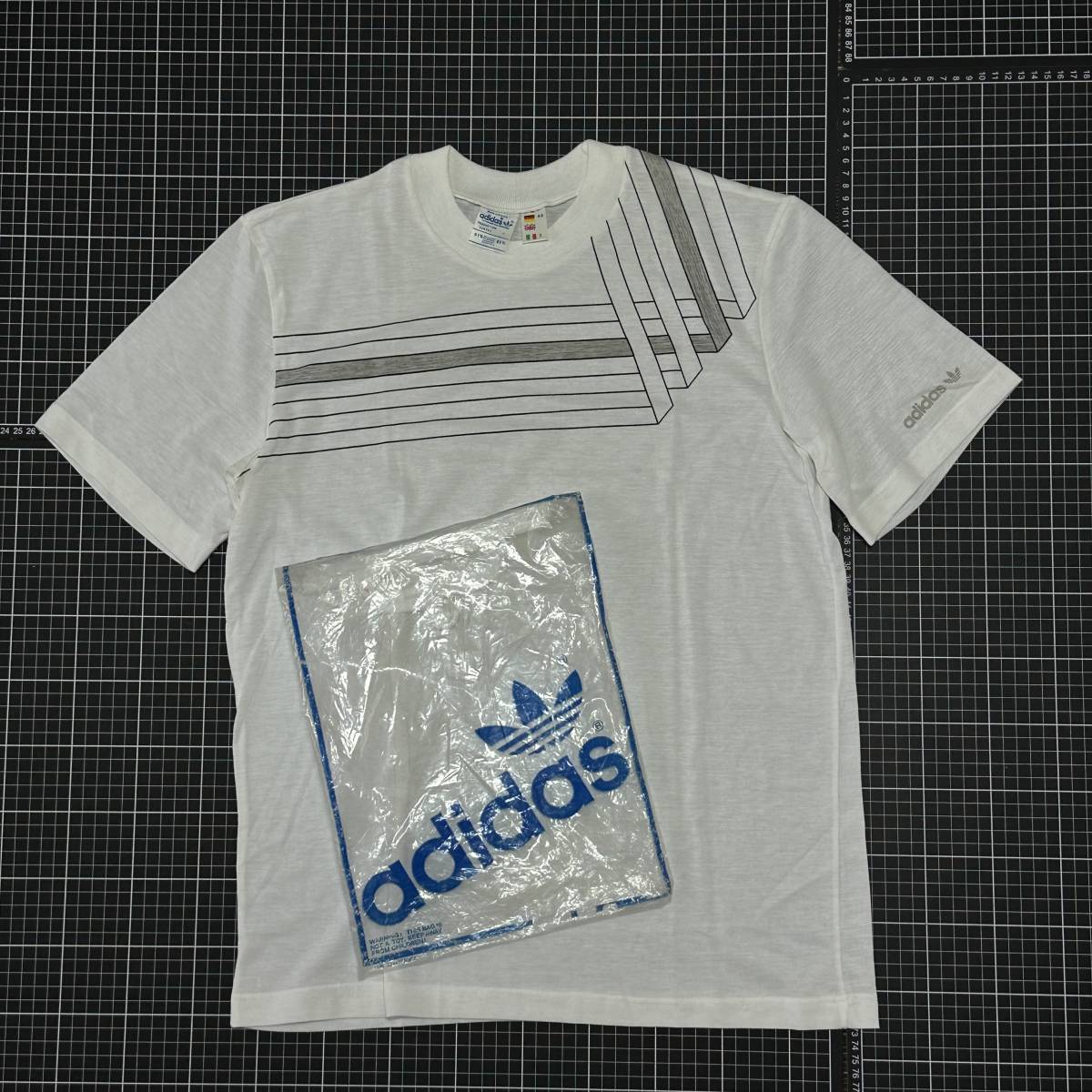 70s デッド『アディダス』VENTEX・フランス製 ・80s ビンテージ Tシャツ デッドストック トレフォイルロゴ前期 ジャージ拍卖