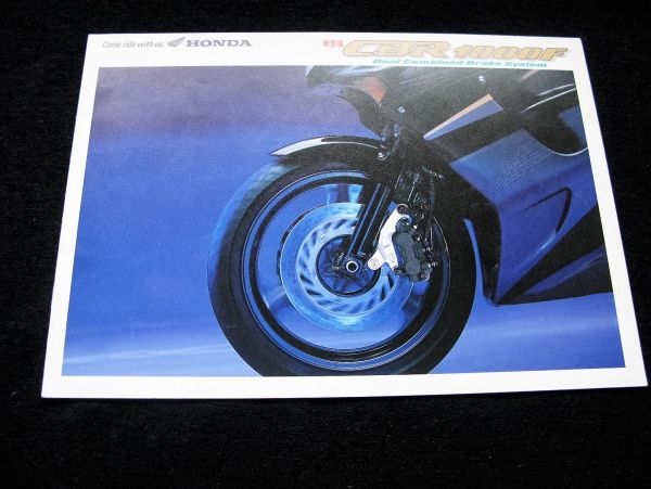 ホンダ CBR1000F 1993年 希少カタログ・美品・送料込み!拍卖