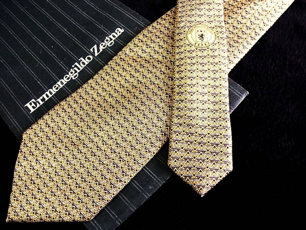 ○E2210N●USED並●【Zegna】ゼニアのネクタイ拍卖